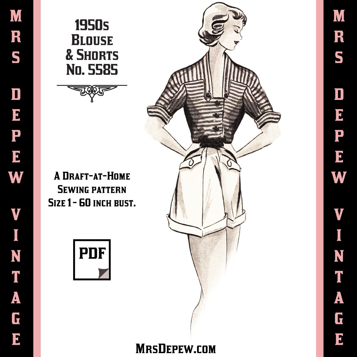 Vintage shorts sewing patterns top